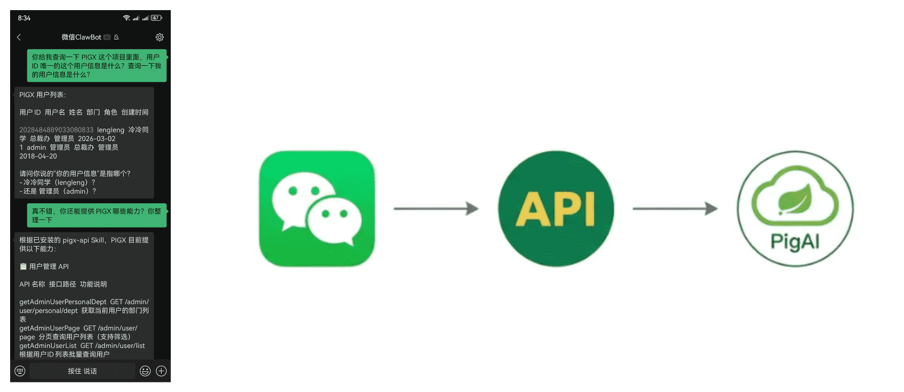 微信通过 api skill调用 pigai